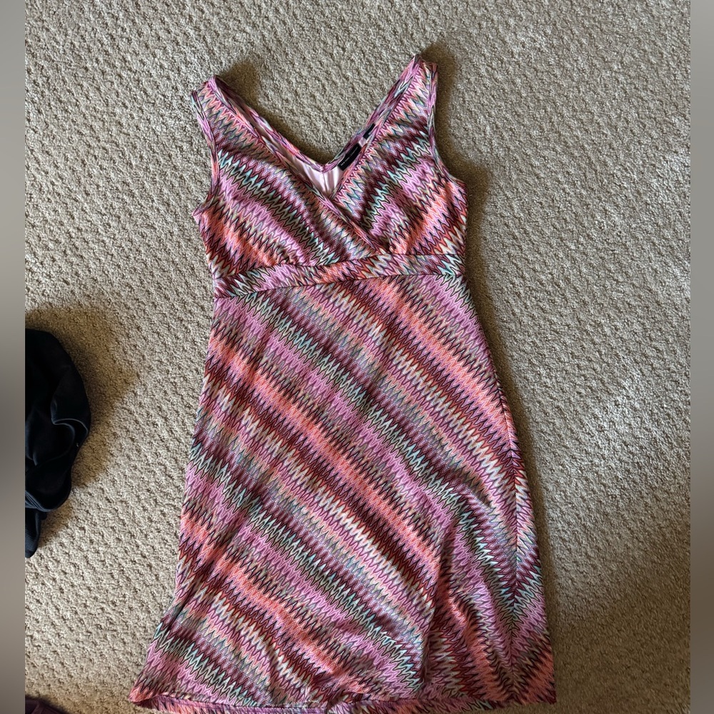 New York & Company Sleeveless V-Neck Sundress